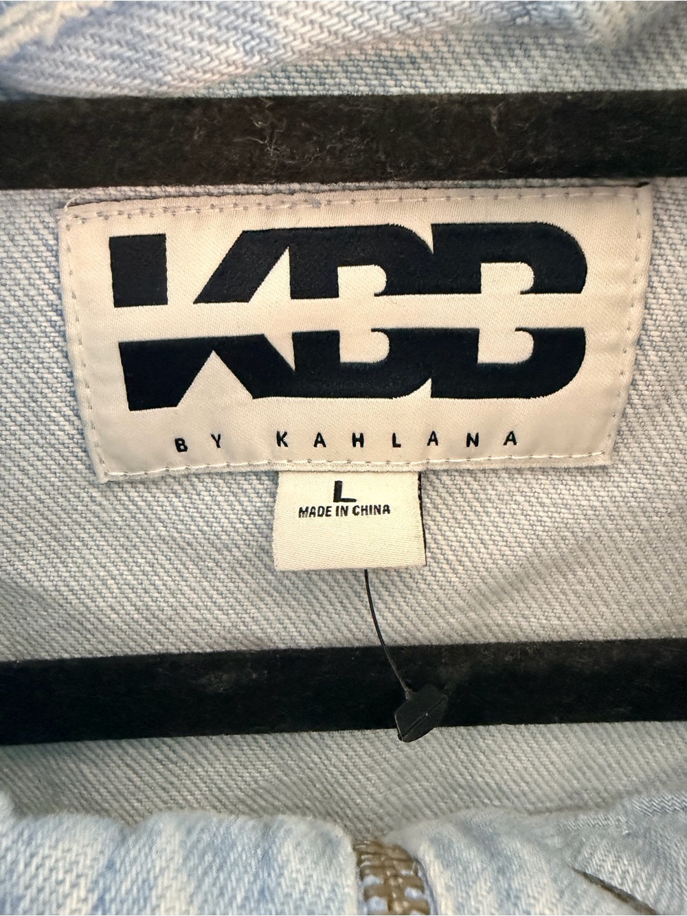 KBB by KAHLANA Women's 'The Denim Bomber Jacket' - Medium Wash - M or L - Picture 12 of 15